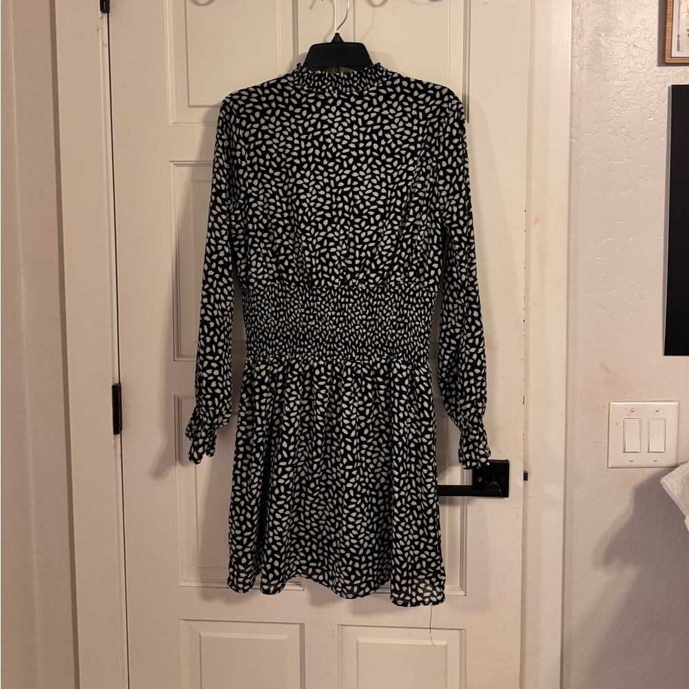 Black and white dress